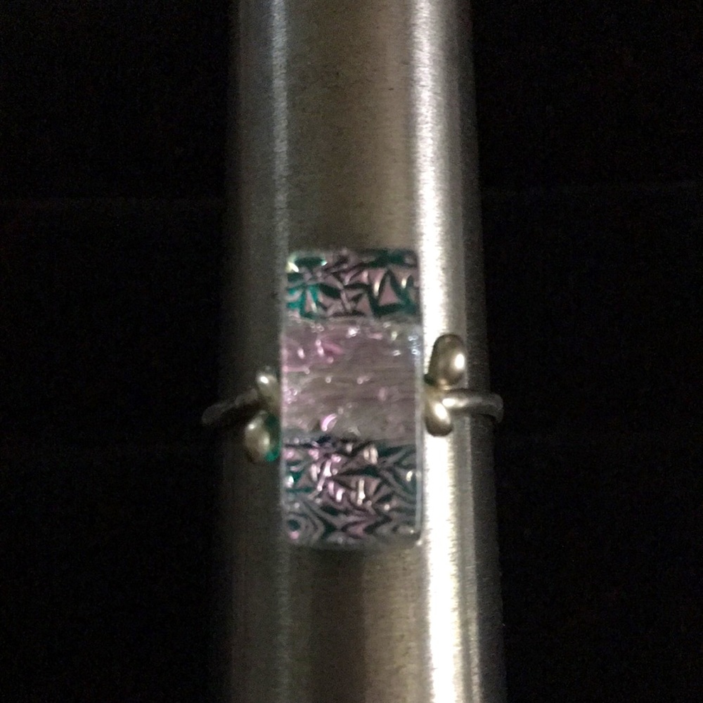 Hand Fused Glass Ring
